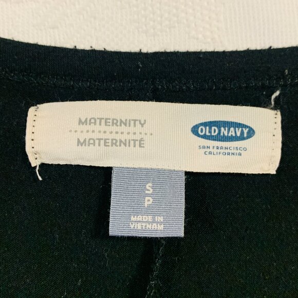 Black Fitted Maternity Dress (KM0113) - Picture 2 of 2